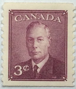 CANADA 1949 #296 King George VI Postes-Postage Omitted - Coil MNH