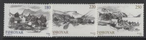 FAROE ISLANDS   83-85 MNH,