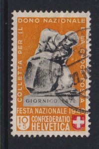 Switzerland  #B101 used 1940  Giornico 10c