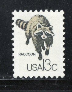 1757 h  * RACCOON *   U.S. Postage Stamp MNH
