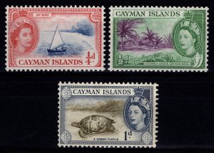 Cayman Islands 1953-62 Elizabeth II Def., Part Set [Unused]