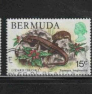 BERMUDA #370 1978 15c SKINK F-VF USED b