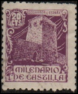 Spain 736 - Used - 20c Fortress (1944)