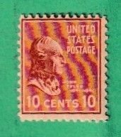 US SCOTT#815 1939 10c JOHN TYLER - MH