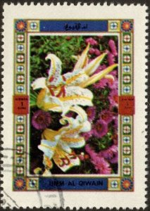 Umm al Qiwain sw1104 - Cto - 1r Flower (1972)