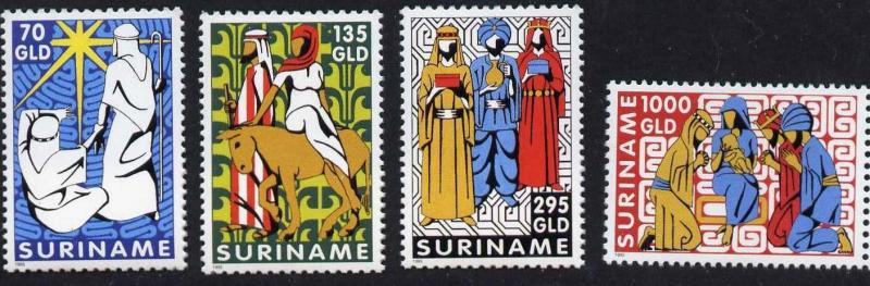 Surinam 1022-5a MNH Christmas, Shepherds, Magi, Nativity