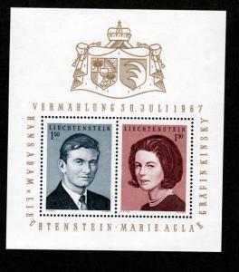 Liechtenstein # 424 Mint NH S/S!