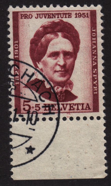 Switzerland B207 Johanna Spyri 1951