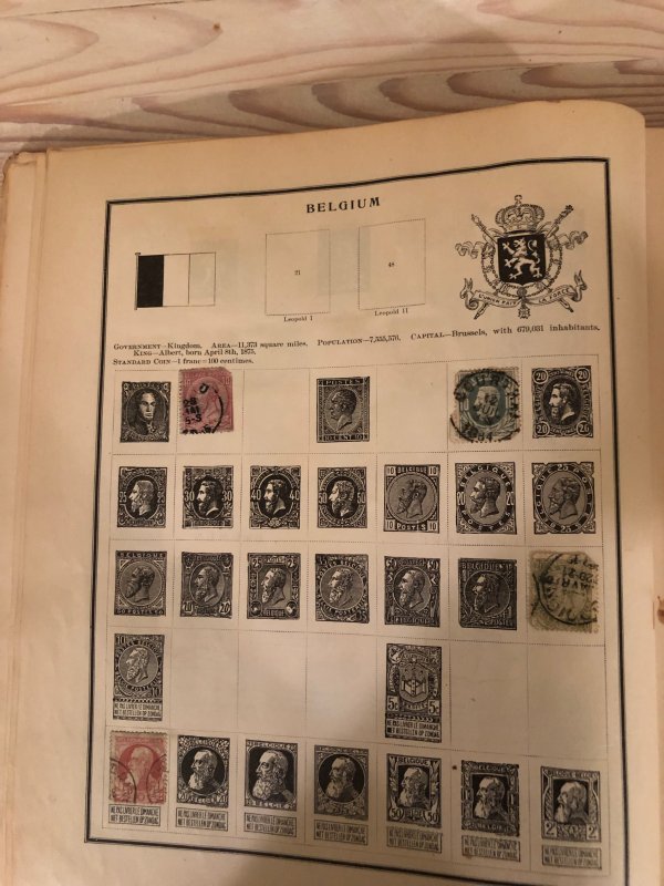 Modern Stamp Album Circa 1921
