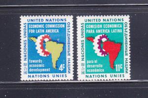 UN New York 93-94 Set MNH Map