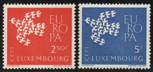 Luxembourg Sc #382-383 MNH