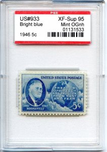 US SCOTT #933 MINT-XF-SUPERB-OG-NH GRADED 95 PSE SLAB SMQ $25 (7/24/24 GP)