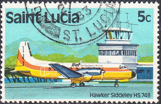 St. Lucia    #504    Used