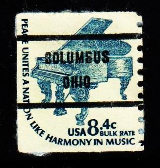 #1615Cd Piano  Precancel Coil  (Columbus, OH) - Used