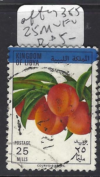 LIBYA     (P0809B)   FRUIT  AFTE SC 355  25M  VFU