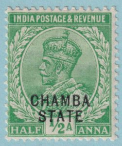 INDIA - CHAMBA STATE 33  MINT HINGED OG * NO FAULTS VERY FINE! - IMU