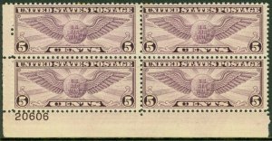 EDW1949SELL : USA 1931 Scott #C16 P/B of 4. Mint Never Hinged. Catalog $95.00.