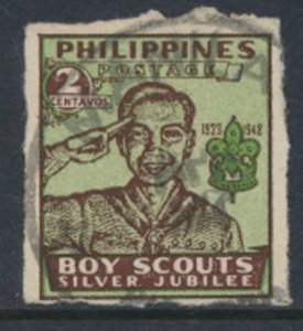 Philippines Sc# 528   Used  Boy Scouts Imperf   see details & scans