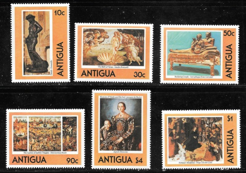 Antigua  (1980)  - Scott # 572 - 577, MNH