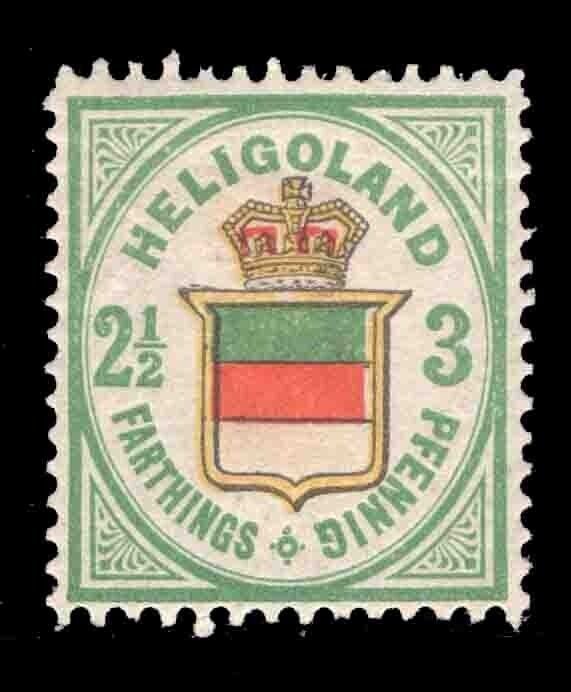 MOMEN: HELIGOLAND SC #20 MINT OG H ORIGINAL LOT #66205