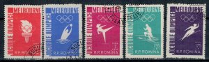 Romania 1956 Used Stamps Scott 1116-1120 Sport Olympic Games