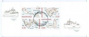 Denmark #1025a  Single (Complete Set) (Maps)