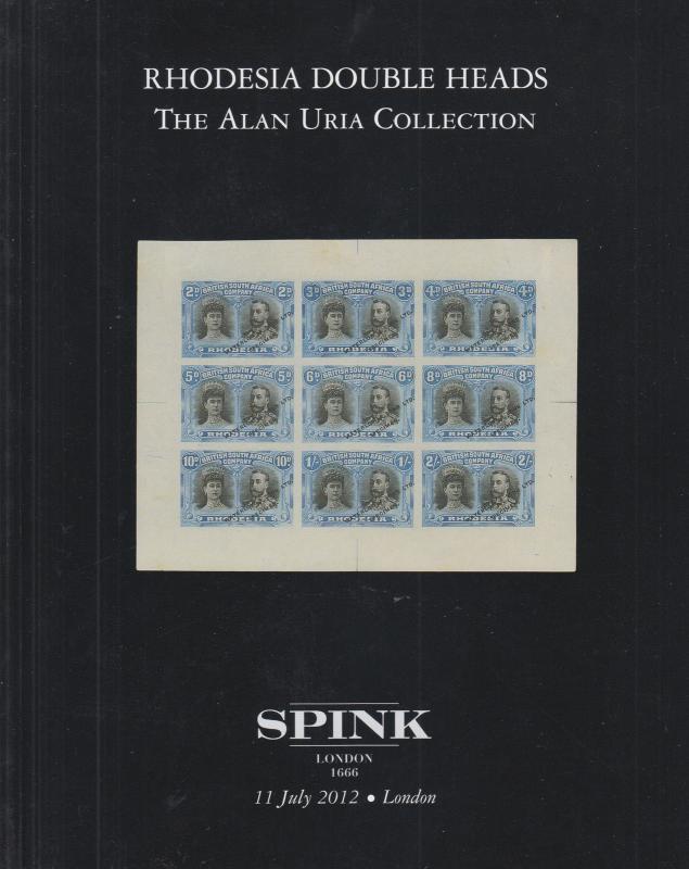 Rhodesia Double Heads, The Alan Uria Collection, 2012 Spink Auction catalog