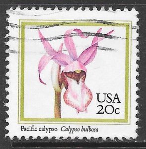 USA 2079: 20c Calypso bulbosa - Pacific Calypso, used, VF