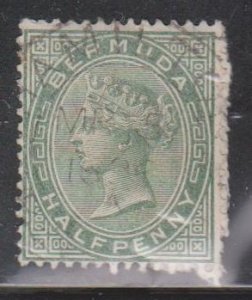 BERMUDA Scott # 18 Used - Queen Victoria On Paper