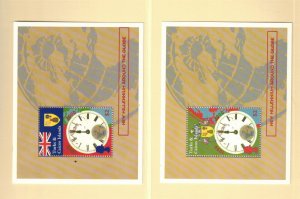 TURKS & CAICOS ISL. Sc 1291-92 NH ISSUE OF 2000 - 2S/S - MILLENNIUM - (WG15)