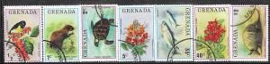 Grenada #692-698  Animals & Fauna  (CTO) CV$2.25
