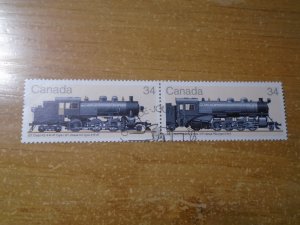 Canada #   1071-72  used  pair