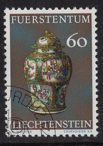 Liechtenstein   #547  1974   cancelled  vases  60rp