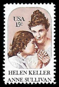 PCBstamps   US #1824 15c Helen Keller & Anne Sullivan, MNH, (19)