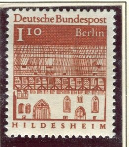 GERMANY; BERLIN 1966-67 Buildings issue MINT MNH Unmounted 1.10Dm. value