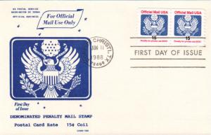 #O138A Official - Eagle Gamm FDC