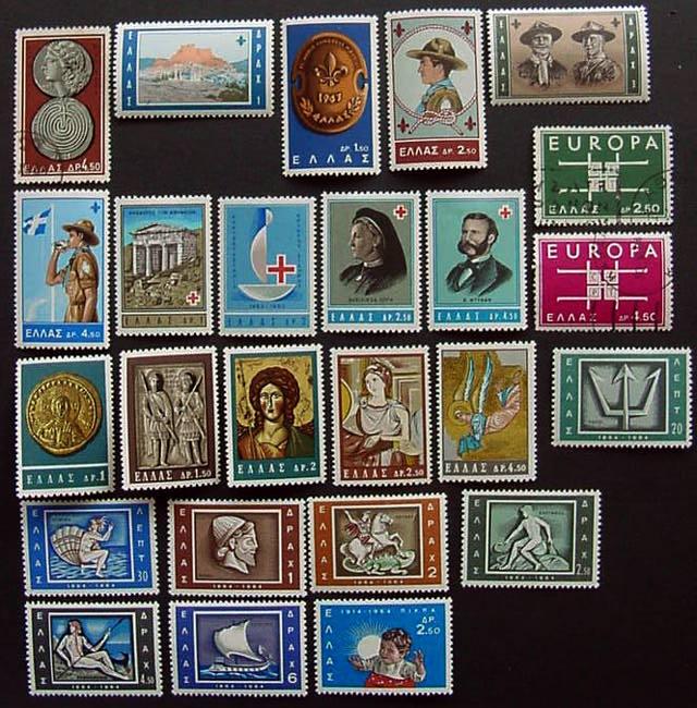Packet, Greece, 96 Different, Scott 730 // 854, mostly mint