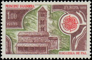 Andorra French Administration #262-263. Complete Set(2), 1978, Never Hinged