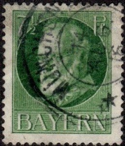 Bavaria 97 - Used - 7.5pf King Ludwig III (1916) (cv $2.00)