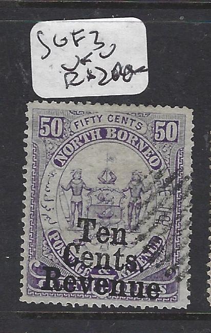 NORTH BORNEO  (P3012BB)  10/50C REVENUE SG F3   VFU  COPY 2