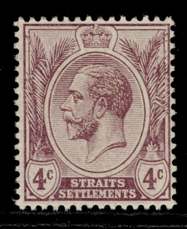 MALAYSIA - Straits Settlements GV SG197, 4c dull purple, NH MINT. 