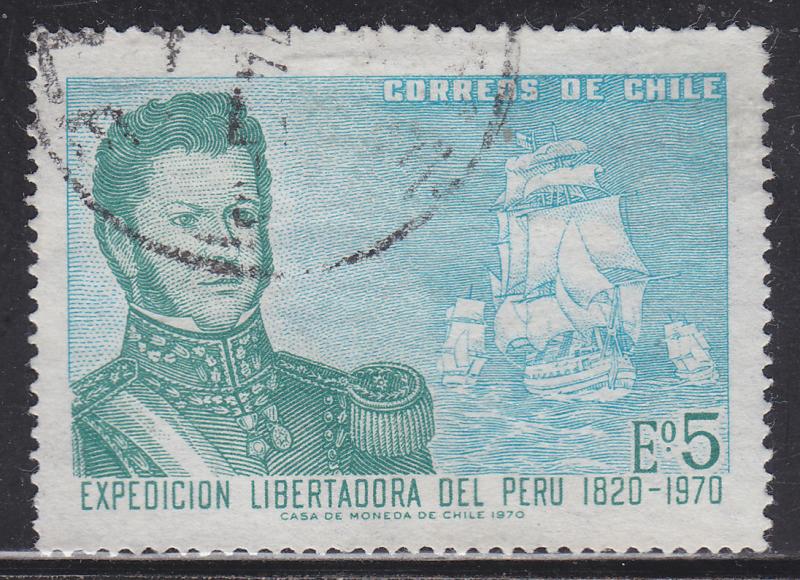 Chile 399 150th Anniv. of the Expedition to Liberate Peru From Spain 1971