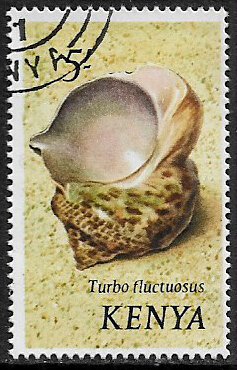 Kenya #48 Used Stamp - Seashell