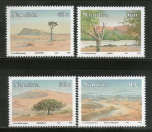 Namibia 1993 Namib Desert Sand Dunes Environment Tree Lake Sc 734-37 MNH # 2644