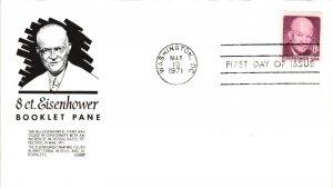 #1395a Dwight D. Eisenhower – Anderson Cachet Addressed to Anderson Scand