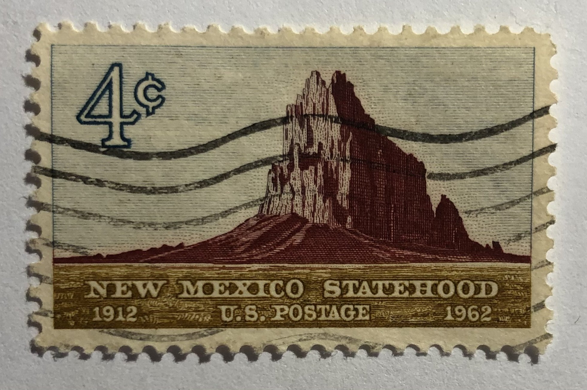 u.s. stamps USA 4c Arizona 1912 1962 United States of America