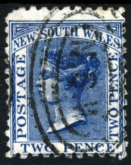 NEW SOUTH WALES AUSTRALIA QV 1884 2d. Prussian Blue Perf 11x12 SG 209a FU