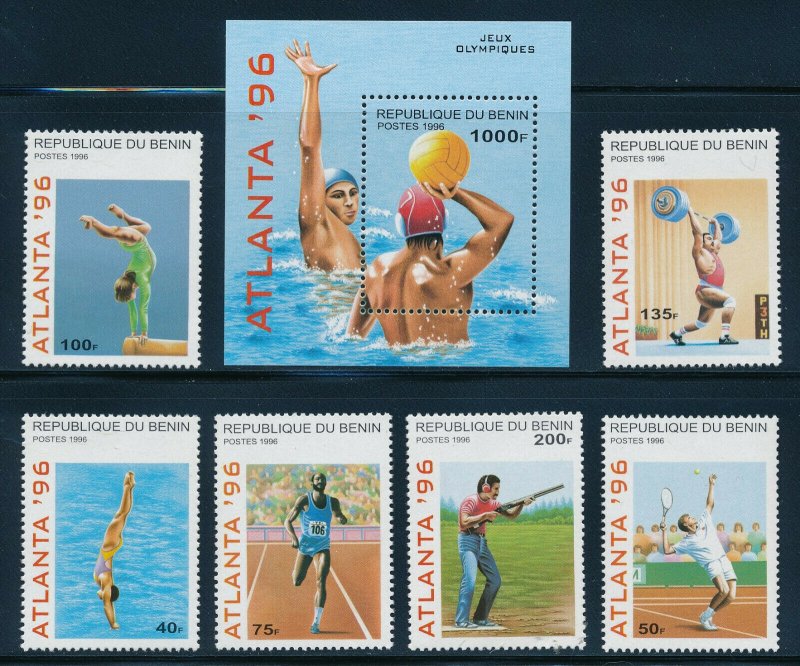 Benin - MNH Atlanta Olympic Games Sports Set Water Polo (1996)