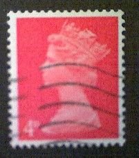 Great Britain, Scott #MH7, used(o), 1969, Machin: Queen Elizabeth II, 4d