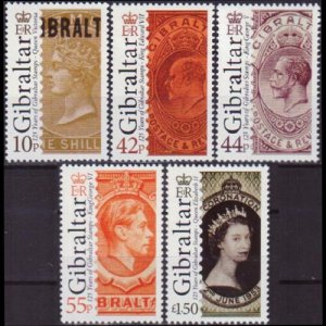 GIBRALTAR 2011 - Scott# 1278-82 Stamp 125th. Set of 5 NH